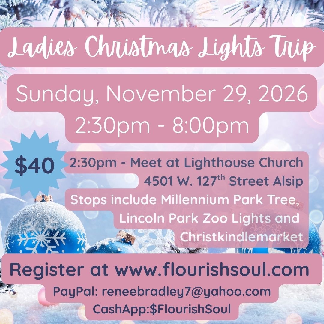 Ladies Christmas Lights Trip 2026 event flyer